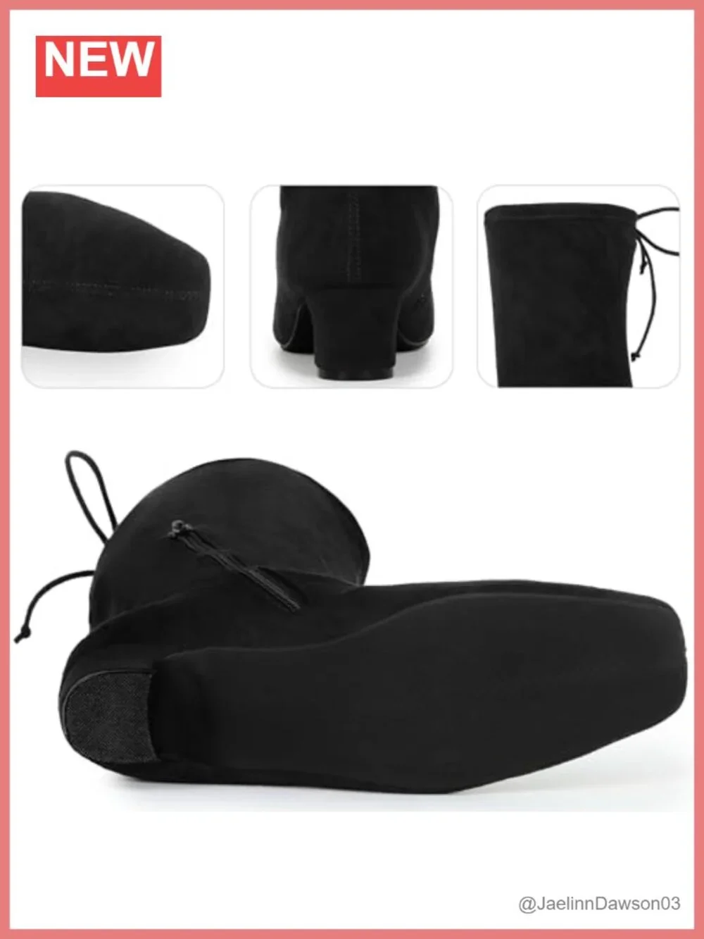 Square Toe Faux Suede Thigh High Over the Knee Boots Women